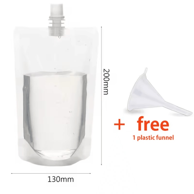 SipGo Reusable Drink Pouches Portable Juice Storage Bags For Travel Cold Drinks OntheGo Refreshme 4