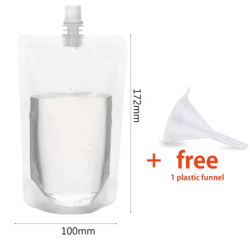SipGo Reusable Drink Pouches Portable Juice Storage Bags For Travel Cold Drinks OntheGo Refreshme 7