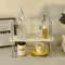 CrystalTier Acrylic Makeup Organizer Rack Modern Desktop Cosmetic Storage Shelf For Perfumes Skinc 1