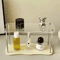 CrystalTier Acrylic Makeup Organizer Rack Modern Desktop Cosmetic Storage Shelf For Perfumes Skinc 4
