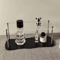CrystalTier Acrylic Makeup Organizer Rack Modern Desktop Cosmetic Storage Shelf For Perfumes Skinc 6