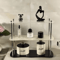 CrystalTier Acrylic Makeup Organizer Rack Modern Desktop Cosmetic Storage Shelf For Perfumes Skinc 7