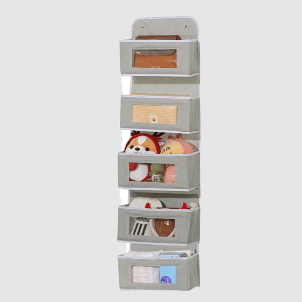 SpaceNest OvertheDoor Hanging Organizer Extra Large Closet Storage System For Toys Dorm Essentials 9