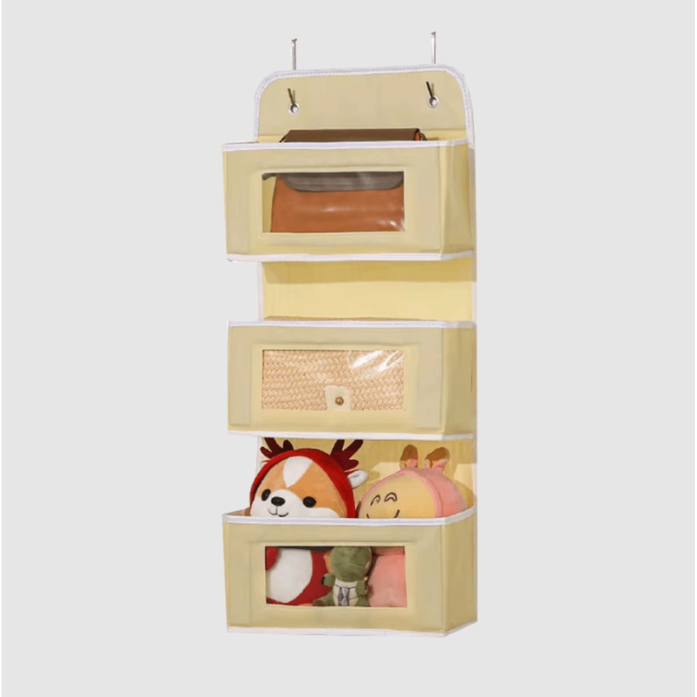 SpaceNest OvertheDoor Hanging Organizer Extra Large Closet Storage System For Toys Dorm Essentials 4