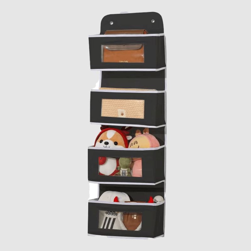 SpaceNest OvertheDoor Hanging Organizer Extra Large Closet Storage System For Toys Dorm Essentials 7