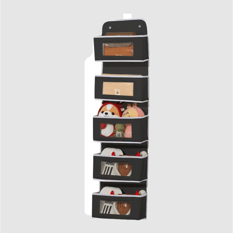 SpaceNest OvertheDoor Hanging Organizer Extra Large Closet Storage System For Toys Dorm Essentials 8