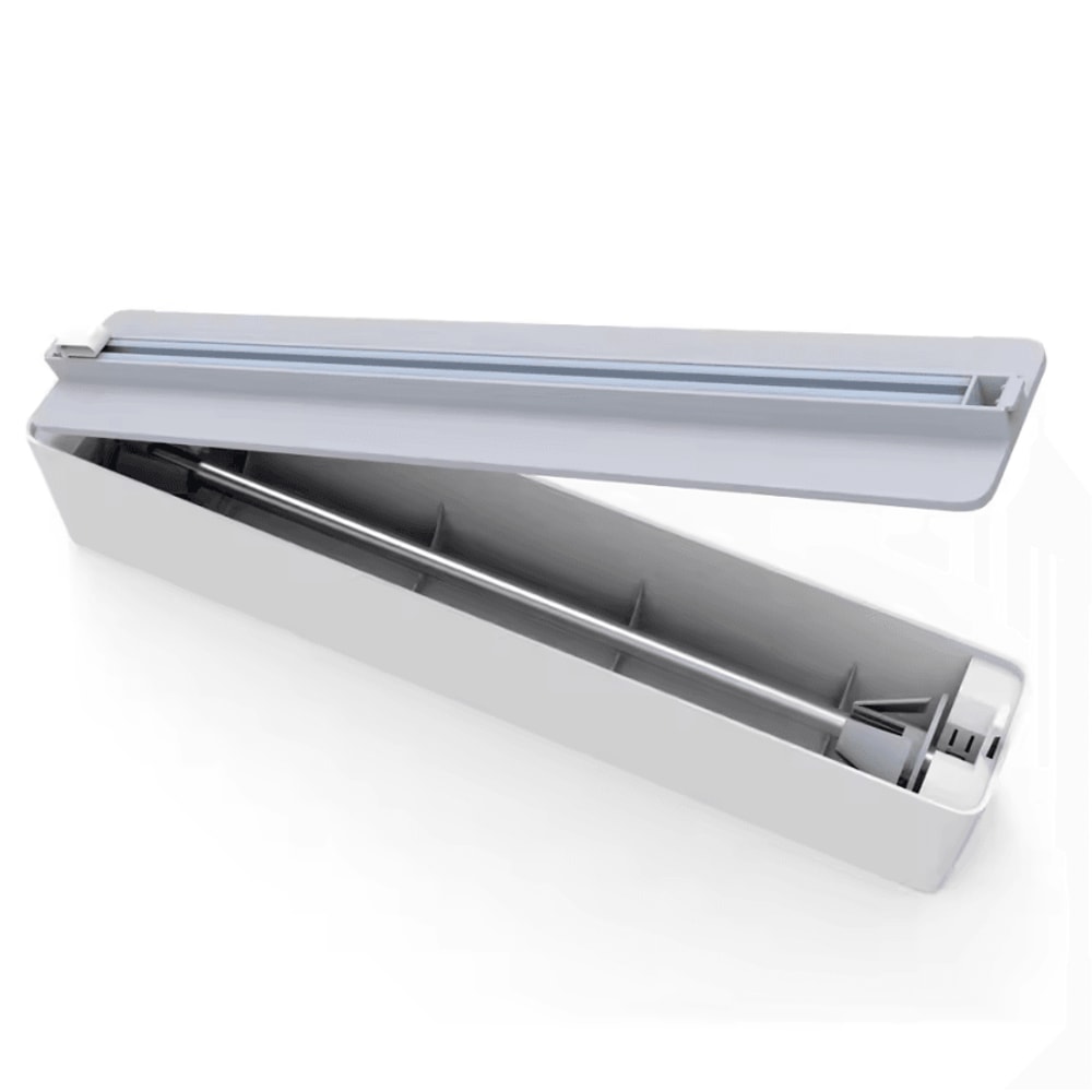 WrapEase 3in1 Wall Mounted Wrap Dispenser Plastic Wrap Cutter Paper Towel Holder For Foil Cling F 0