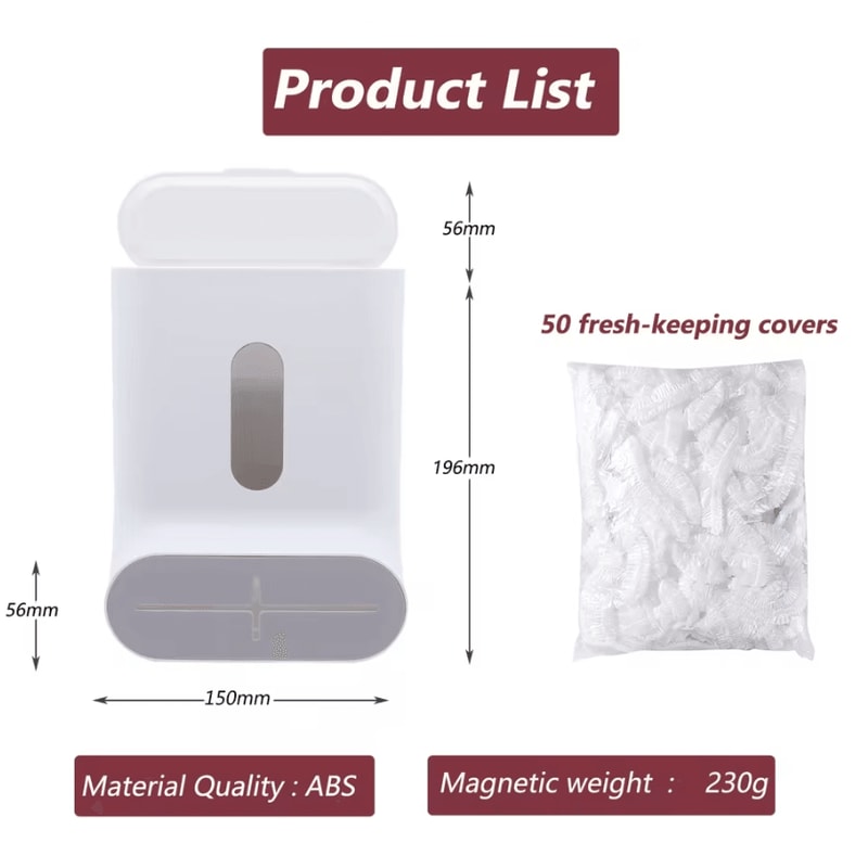 WrapEase 3in1 Wall Mounted Wrap Dispenser Plastic Wrap Cutter Paper Towel Holder For Foil Cling F 1