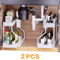 SlideSpace 2Tier PullOut Storage Organizer SpaceSaving Under Sink Organizer For Kitchen Bathroom 2