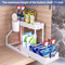 SlideSpace 2Tier PullOut Storage Organizer SpaceSaving Under Sink Organizer For Kitchen Bathroom 4