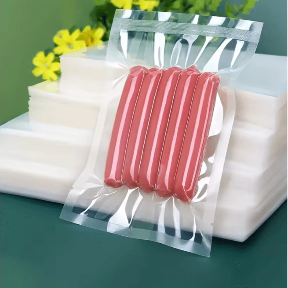 FreshShield Textured Vacuum Sealer Bags Commercial Food Vacuum Storage Bags For Meat Vegetables L 0