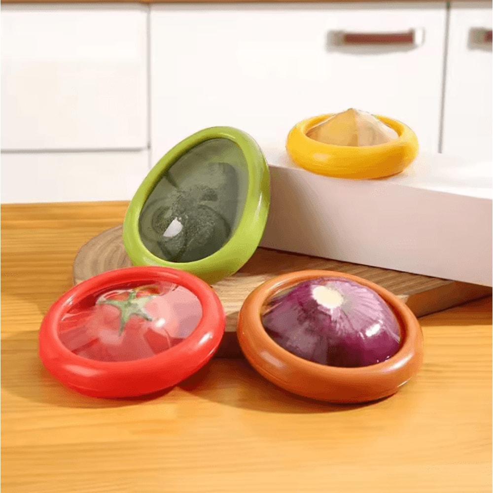 FreshPod Fruit Vegetable Storage Containers Reusable Produce Keeper Set For Avocados Tomatoes Lem 0