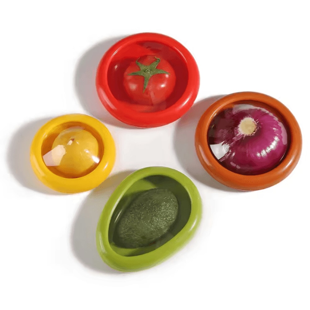 FreshPod Fruit Vegetable Storage Containers Reusable Produce Keeper Set For Avocados Tomatoes Lem 1