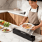 WallMounted Cling Film Dispenser With Cutter For Plastic Wrap Foil 0
