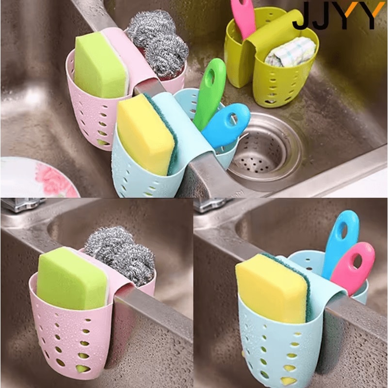 FlexDrain Silicone Sponge Holder Kitchen Sink Organizer 0