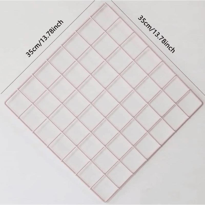 Modern Photo Wall Grid Panel Decorative Metal Display Rack 2