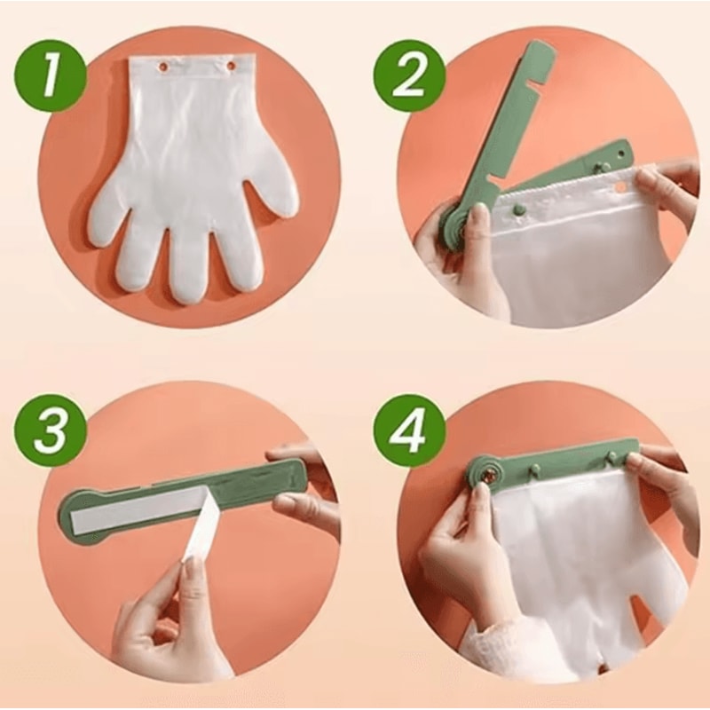 CleanGrip WallMounted Glove Dispenser Kitchen Glove Organizer 1