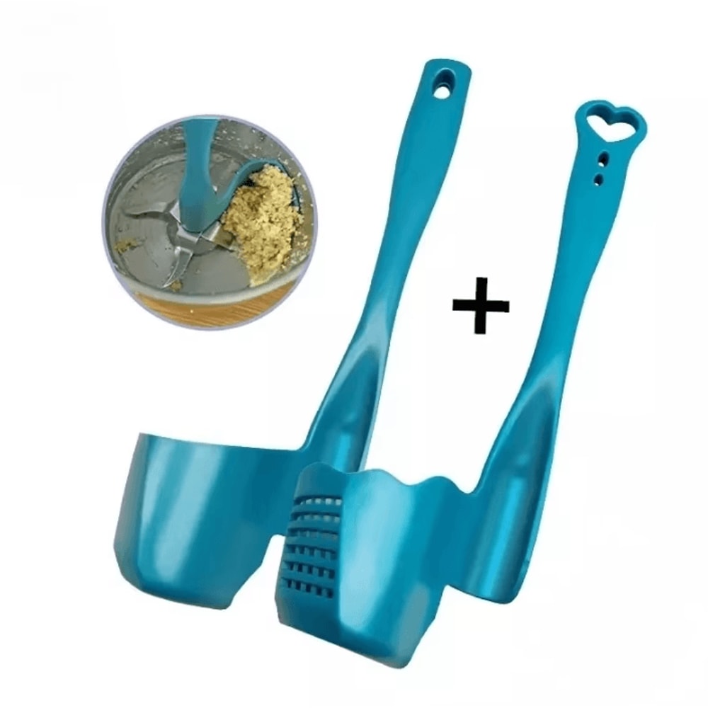 FlexMix Rotating Thermomix Spatula Kitchen Mixing Scraper 0
