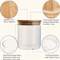 PureSeal Glass Spice Jars Set Airtight Bamboo Spice Containers 3