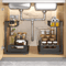 SlideEase Metal Under Sink Organizer PullOut Storage Shelf 0