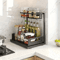 SlideEase Metal Under Sink Organizer PullOut Storage Shelf 1