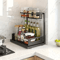 SlideEase Metal Under Sink Organizer PullOut Storage Shelf 1