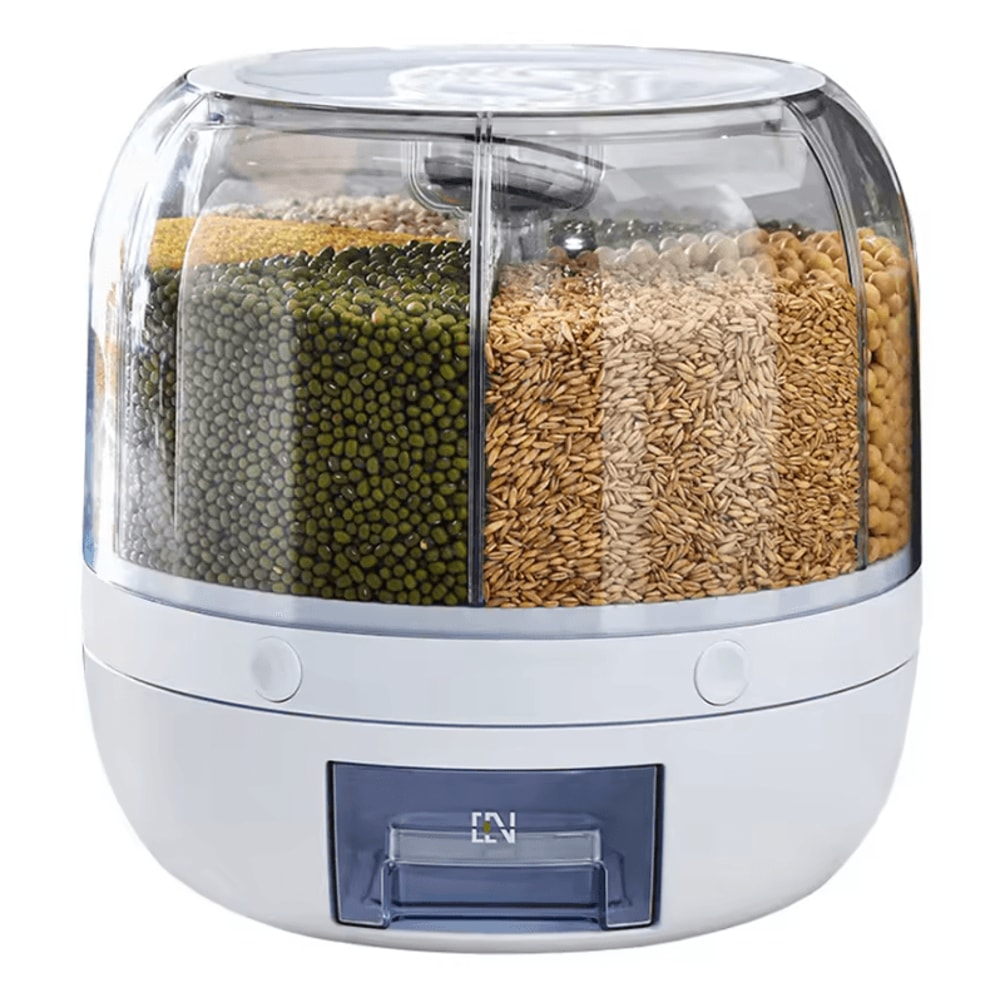SpinSeal 360 Rotating Food Dispenser Airtight Grain Storage Container 4