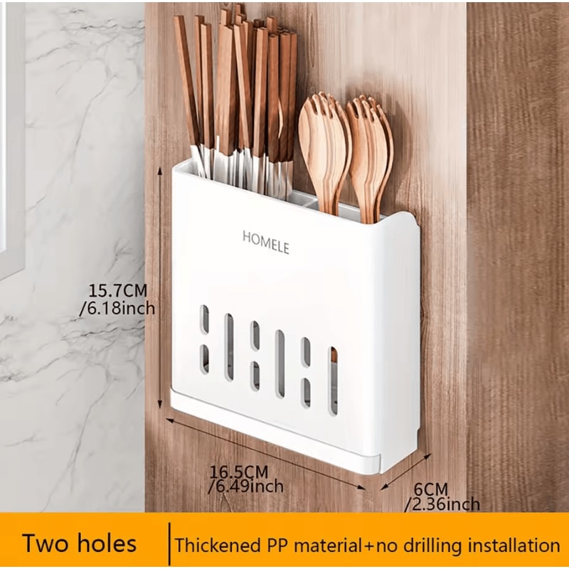 DryFlow Flatware Organizer Cutlery Drain Rack 1