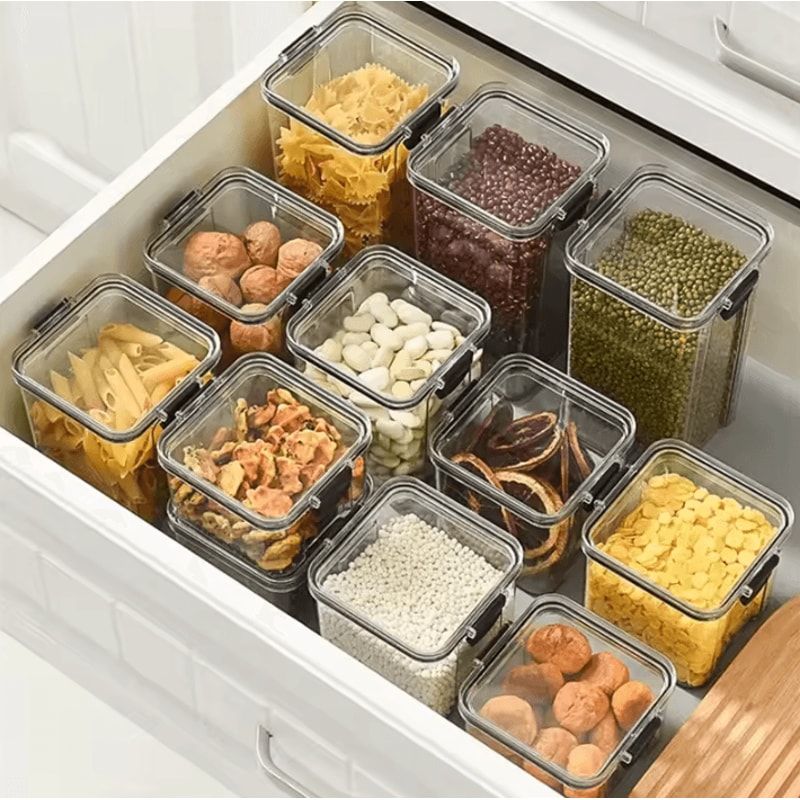 ClearSeal Stackable Food Storage Box Airtight Kitchen Organizer 1