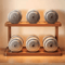 RusticCharm 2Tier Wooden Storage Rack Countertop Spice Organizer 1