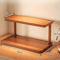 RusticCharm 2Tier Wooden Storage Rack Countertop Spice Organizer 4