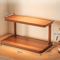 RusticCharm 2Tier Wooden Storage Rack Countertop Spice Organizer 4