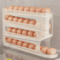 4Layer Automatic Rolling Egg Holder For Refrigerator Storage 1