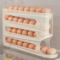 4Layer Automatic Rolling Egg Holder For Refrigerator Storage 1