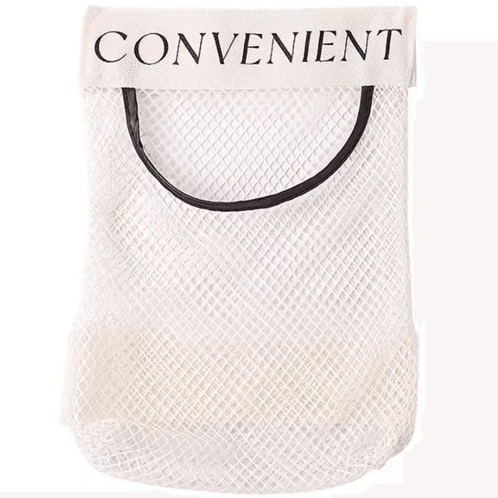 WallMounted Mesh Trash Bag Organizer Kitchen Storage Net 2