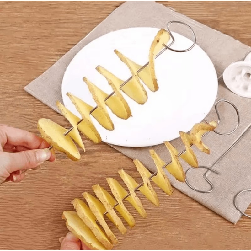 Whirlwind Potato Spiral Cutter Tornado Potato Slicer 4
