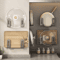 2Piece WallMounted Pot Lid Cutting Board Organizer Rack 2