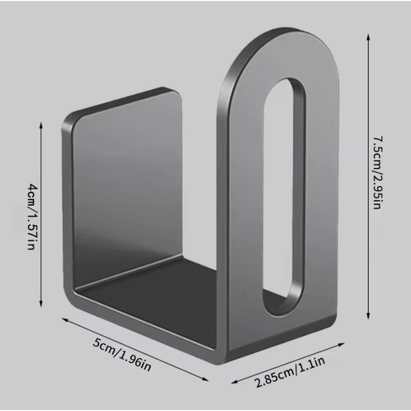 2Piece WallMounted Pot Lid Cutting Board Organizer Rack 4