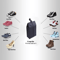 Portable Waterproof Nylon Shoe Storage Bags With Zipper Closure 1