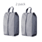 Portable Waterproof Nylon Shoe Storage Bags With Zipper Closure 2