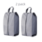 Portable Waterproof Nylon Shoe Storage Bags With Zipper Closure 2