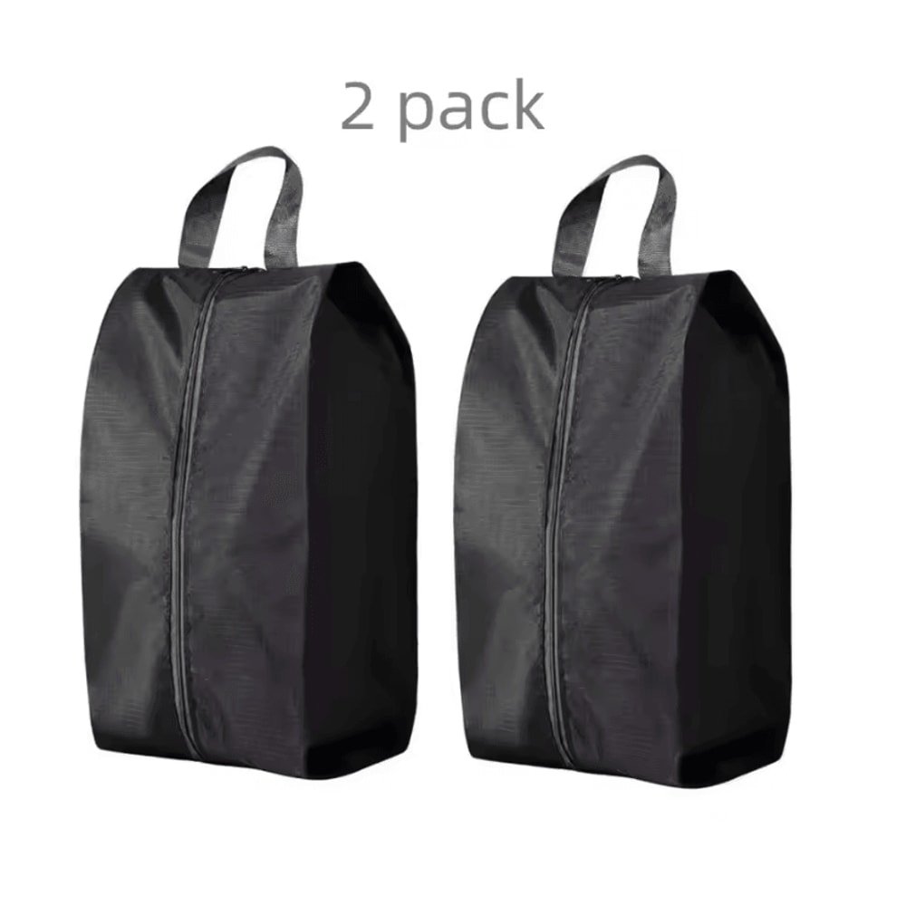 Portable Waterproof Nylon Shoe Storage Bags With Zipper Closure 3