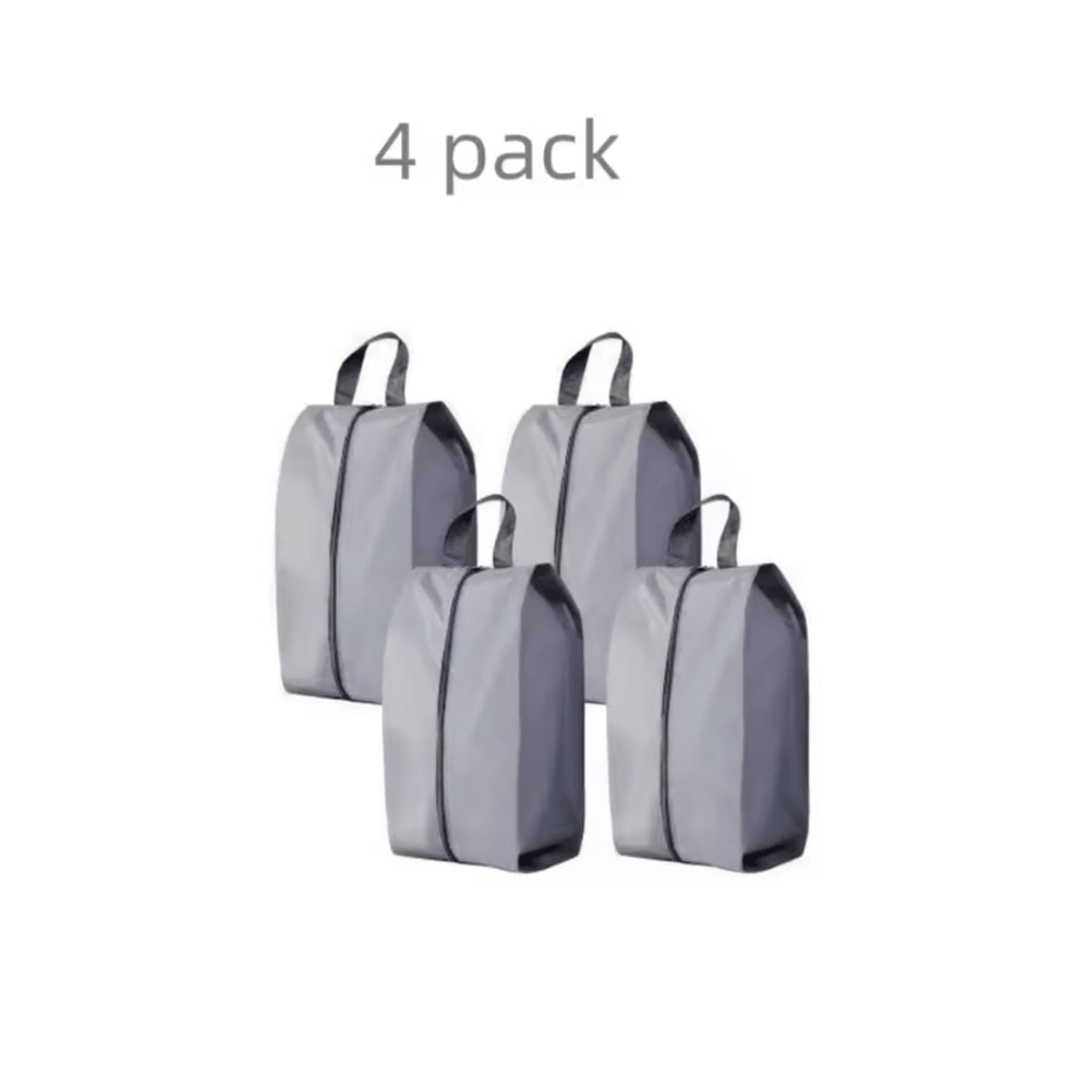 Portable Waterproof Nylon Shoe Storage Bags With Zipper Closure 5