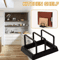 MultiFunction Kitchen Storage Rack With Knife Pot Lid Holder 1