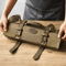 HEZHEN Waxed Canvas Chef Knife Roll Bag With Leather Straps 3