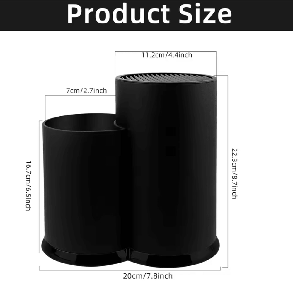 MultiFunction Knife Block Kitchen Utensil Organizer Stand 1