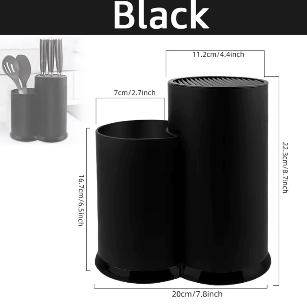 MultiFunction Knife Block Kitchen Utensil Organizer Stand 5