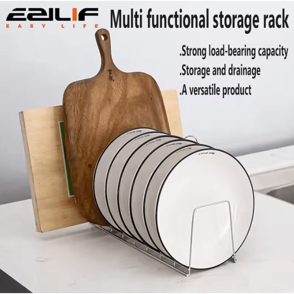 Stainless Steel Bowl Dish Drying Storage Rack 1
