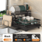 Adjustable Stainless Steel Dish Drying Rack With Drainboard 4