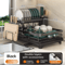 Adjustable Stainless Steel Dish Drying Rack With Drainboard 4